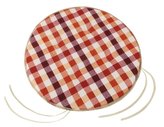 Sedák EMA kulatý hladký - kostka terra - průměr 40 cm, výška puru 2 cm