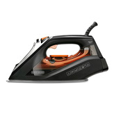 Žehlička Black+Decker, BXIR2601E, parní, automatické vypnutí, filtr Anti-Calc, systém proti odkapávání, keramická žehlící plocha, režim ECO