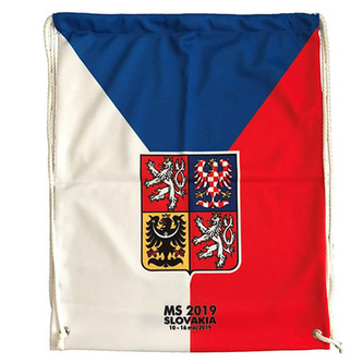 Vak Jersey53, Česko - styl vlajka | Červená | Objem 20 l