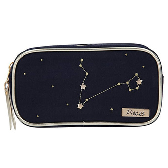 Kosmetická taška Top Model, Modrá, znamení Pisces (Ryby)