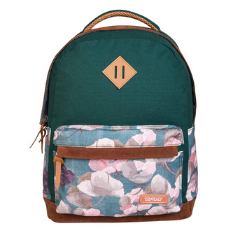 Batoh Target, Květiny, barva tmavě zelená