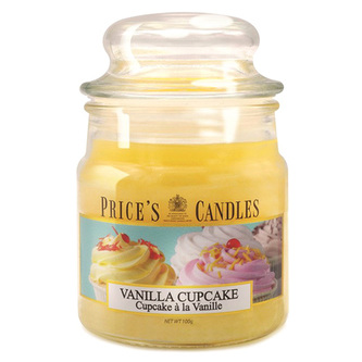 Svíčka ve skleněné dóze Price´s Candles, Vanilkový košíček, 100 g