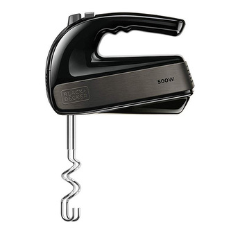 Ruční mixér Black+Decker, BXMX500E, černý, 5 rychlostí + turbo, 500 W
