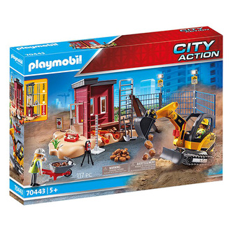 Minibagr Playmobil, Stavba, 117 dílků