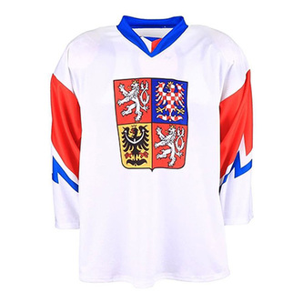 Hokejový dres Jersey53, Česko | Bílá | XL