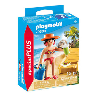 Rekreantka s lehátkem Playmobil, Prázdniny, 12 dílků