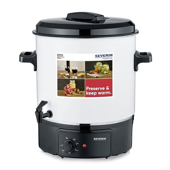 Zavařovací hrnec Severin, EA 3654, zavařovací hrnec, automat na horké nápoje, 1800 W, 27 l
