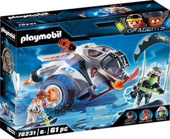 Spy Team Sněžný kluzák Playmobil, TOP agenti, 61 dílků