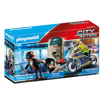 Policejní motorka Playmobil, Policie, 32 dílků
