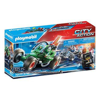 Policejní motokára Playmobil, Policie, 125 dílků