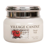 Svíčka ve skleněné dóze Village Candle, Zimní vyjížďka, 312 g