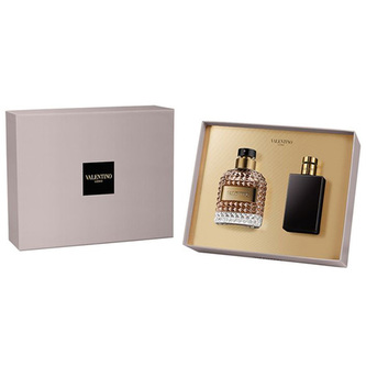 Dárková sada Valentino, Uomo, EDT 100 ml, balzám po holení 100 ml