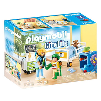 Dětský nemočniční pokoj Playmobil, Nemocnice, 47 dílků