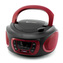 Přehrávač Roadstar, CDR-365U/RD, přenosný, CD/MP3, rádio PLL, USB, AUX IN, CD, displej, výstup na sluchátka, 2x2 W
