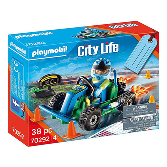 Závodník motokár Playmobil, Sport a akce, 38 dílků