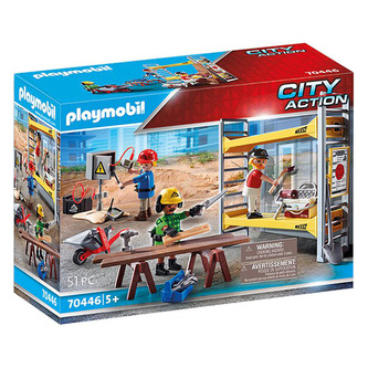 Lešení s řemeslníky Playmobil, Stavba, 51 dílků