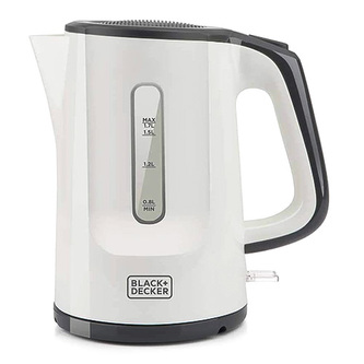 Rychlovarná konvice Black+Decker, BXKE2200E, 1,7 l, otočná základna, ergonomická rukojeť, 2 200 W