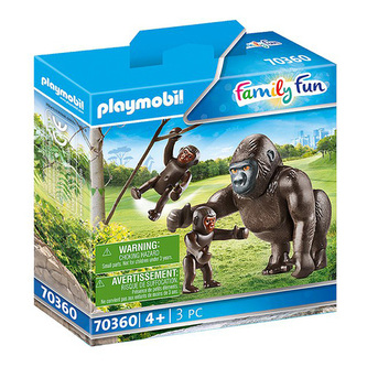 Gorila s mláďaty Playmobil, Zoo, 3 dílky