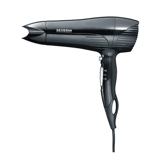 Vlasový vysoušeč Severin, HT 0140, 2 stupně výkonu a teploty, tlačítko studeného vzduchu, odnímatelná tryska, poutko, 1900 W