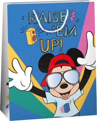 Disney Dárková taška L - Mickey 26 x 33 cm