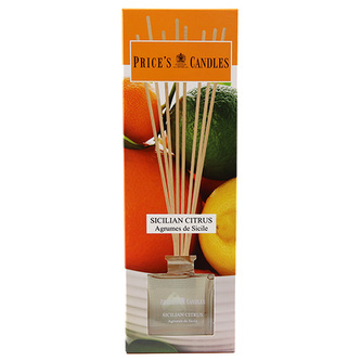 Rákosový difuzér Price´s Candles, Sicilské citrusy, 100 ml