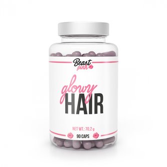 Glowy Hair - BeastPink - 90 kaps.