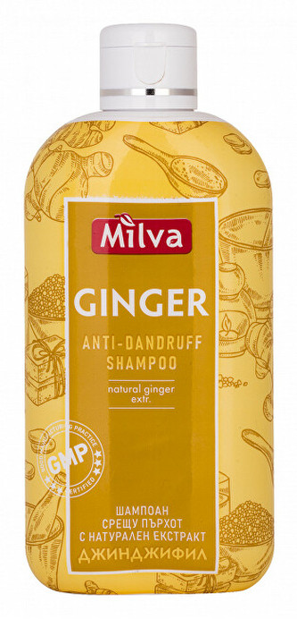 Milva Šampon Zázvor proti lupům 200 ml