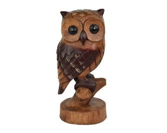 Dřevěná soška Sova 41 cm