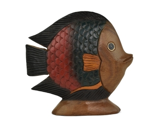 Dřevěná dekorace Rybka 25 cm