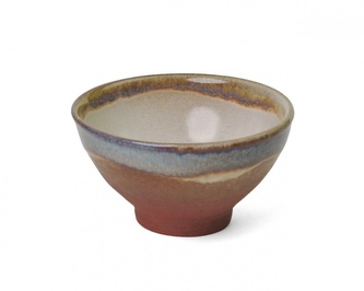 Keramická miska menší červeno-modrá