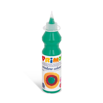 Barva na sklo PRIMO, 75ml, zelená, lahvička s tenkým hrotem