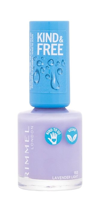 Rimmel London Kind & Free Lak na nehty 8 ml 153 Lavender Light pro ženy