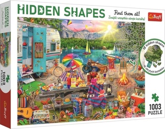 Trefl Puzzle Hidden Shapes - Výlet obytným autem 1003 dílků