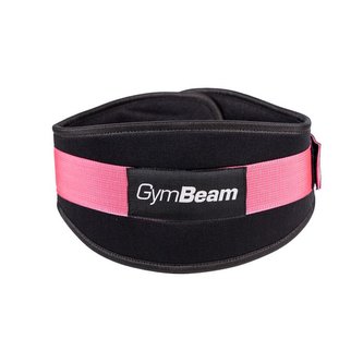 Fitness neoprenový opasek LIFT Black & Pink - GymBeam - Velikost: XS - černá - růžová