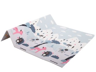 Hrací podložka ulice/les 177x198x0,8cm