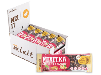 Mixit - Mixitky BEZ LEPKU - Třešeň + mandle 45 g