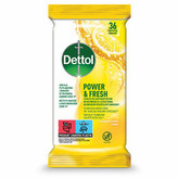 Dettol Antibakteriální ubrousky na povrchy Citron a Limeta 36 ks unisex