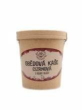 MKM pack - Obědová cizrnová kaše 77g - s kousky rajčat