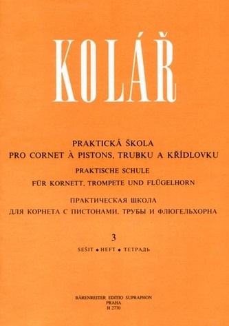 Praktická škola pro cornet a pistons, trubku a křídlovku 3