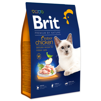 Brit Premium by Nature Cat Indoor Chicken 8 kg