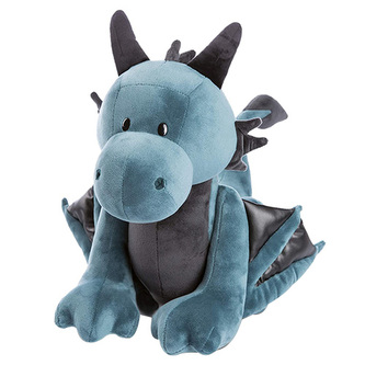 Plyšový drak Nici, 35cm, modrý