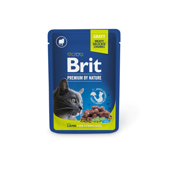 Kaps. Brit premium cat Lamb for Sterilized 100 g