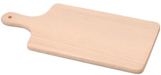 Prkénko kuchyňské s ručkou 38x18 cm dřevo