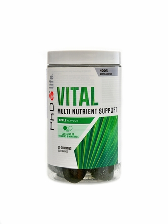 PhD nutrition - Vital Support 30 gummies apple