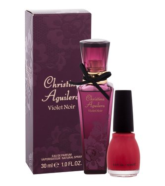 Christina Aguilera Violet Noir parfémovaná voda 30 ml + lak na nehty 15 ml