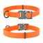 Obojek voděodolný Waudog Collartex Fastex oranžový (43-70cm/4cm)