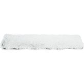 HARVEY hebká podložka na okenní parapet, 90 x 28 cm, bílá-černá