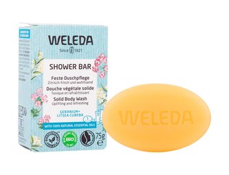 Weleda Aromatické bylinkové mýdlo Geranium + Litsea Cubeba (Shower Bar) 75 g unisex