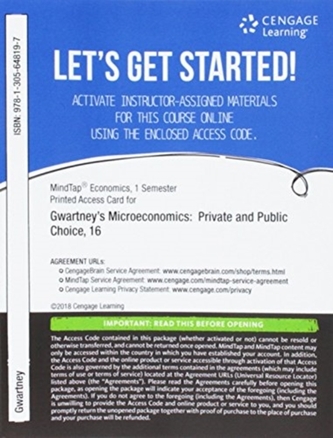 MINDTAP ECONOMICS, 1 TERM PRINTED ACCESS