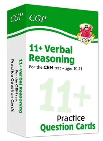 11+ CEM Verbal Reasoning Practice Question Cards - Ages 10-11